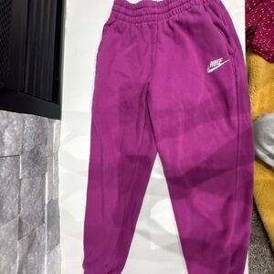 Nike Kids' Magenta Sweatpants